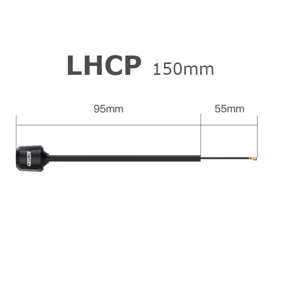 GEPRC Momoda2 5.8G antenna LHCP UFL 150mm(95mm+55mm)